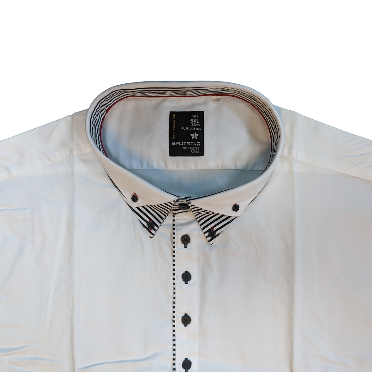 Splitstar L/S Shirt - KS11076 - D1NO - White 3