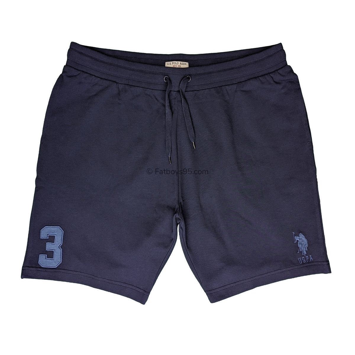 U.S. Polo Assn Player 3 Sweat Shorts - BUP0007 - Navy Blazer 1