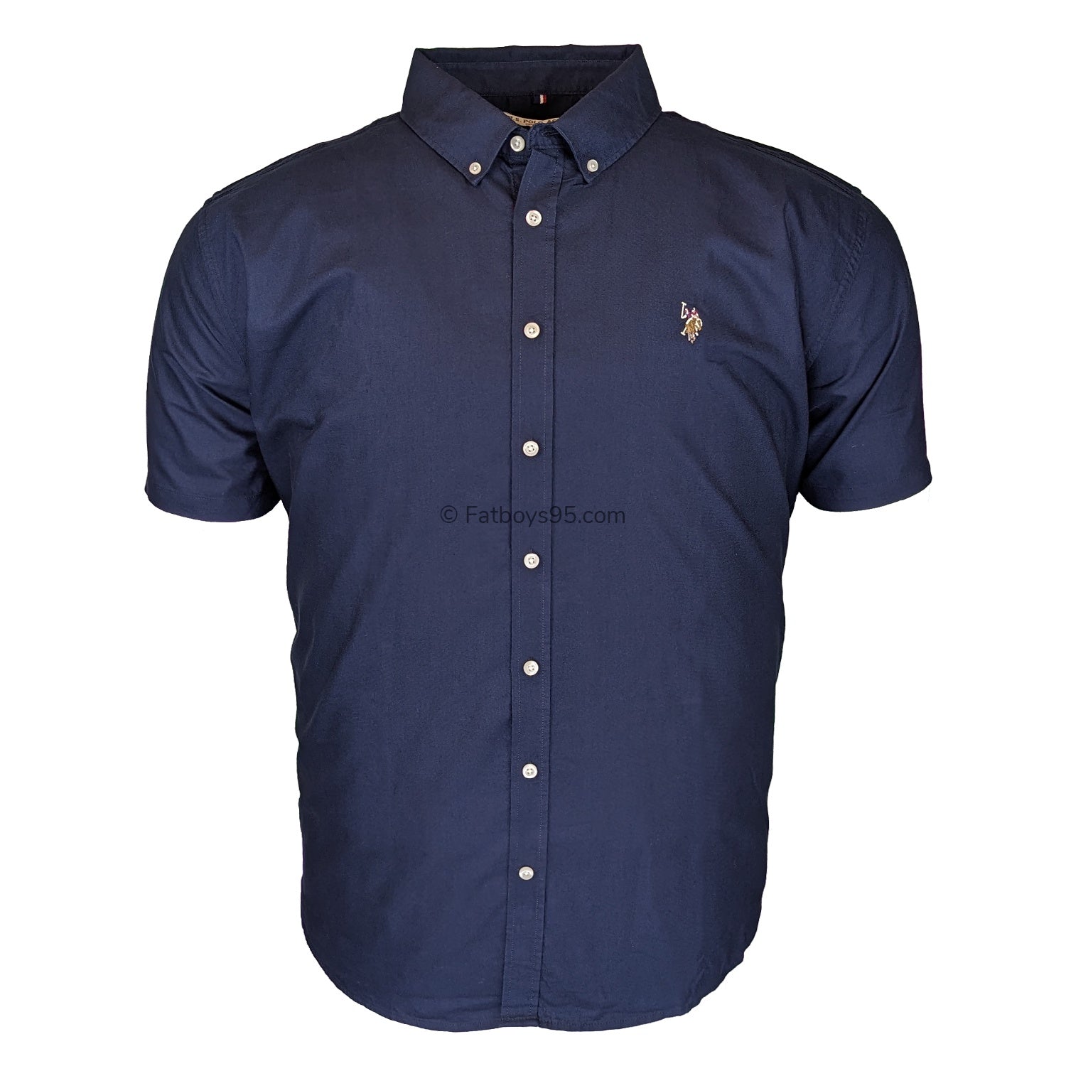 U.S. Polo Assn S/S Oxford Shirt - BUP0008 - Navy Blazer 1