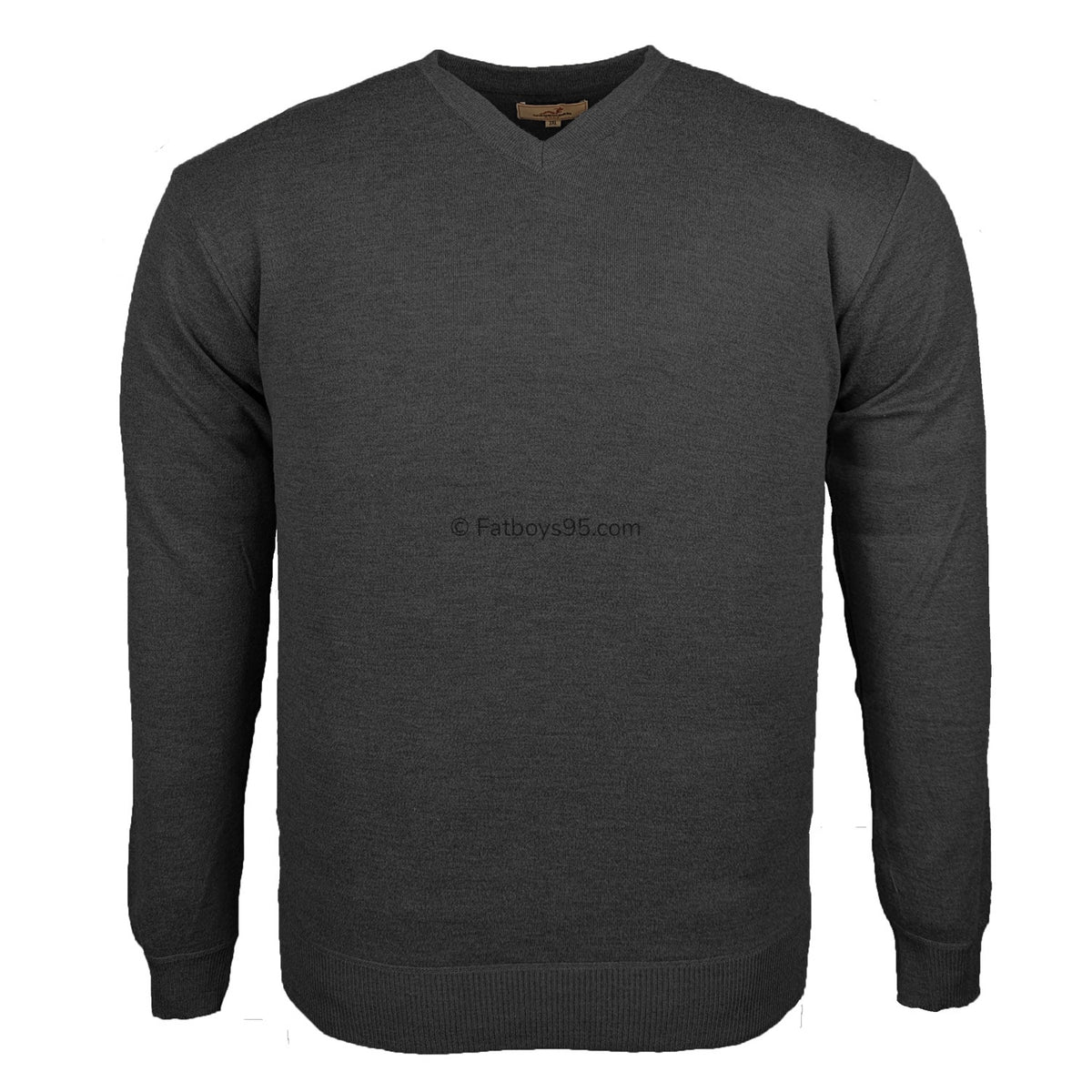 Woodworm V Neck Sweater - SQWGL - Black 1