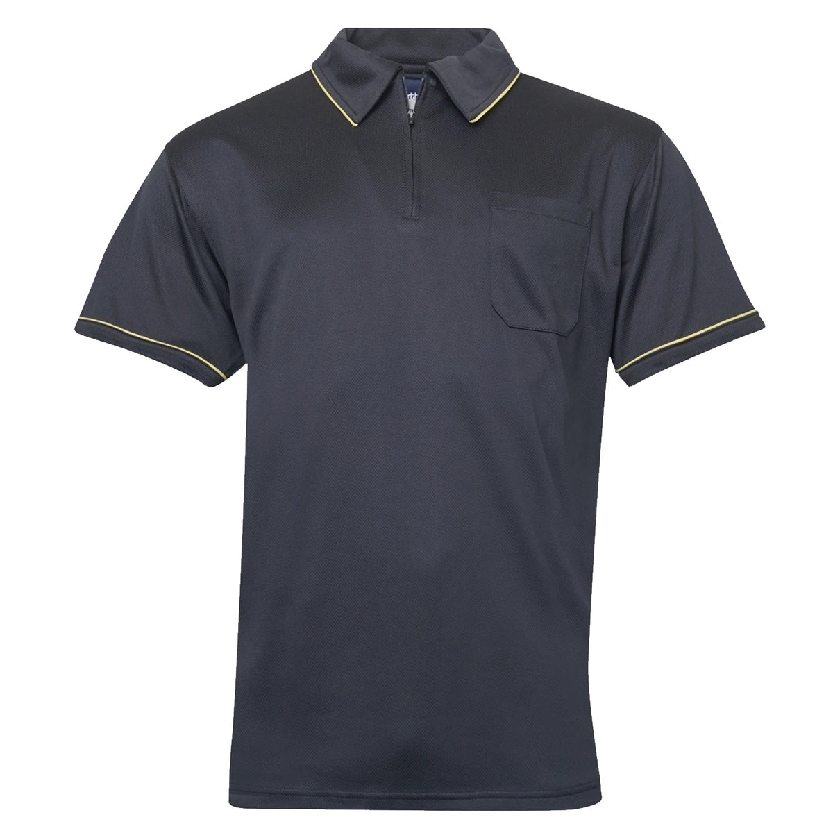 North 56°4 Quarter Zip Polo - 11139B - Black 1