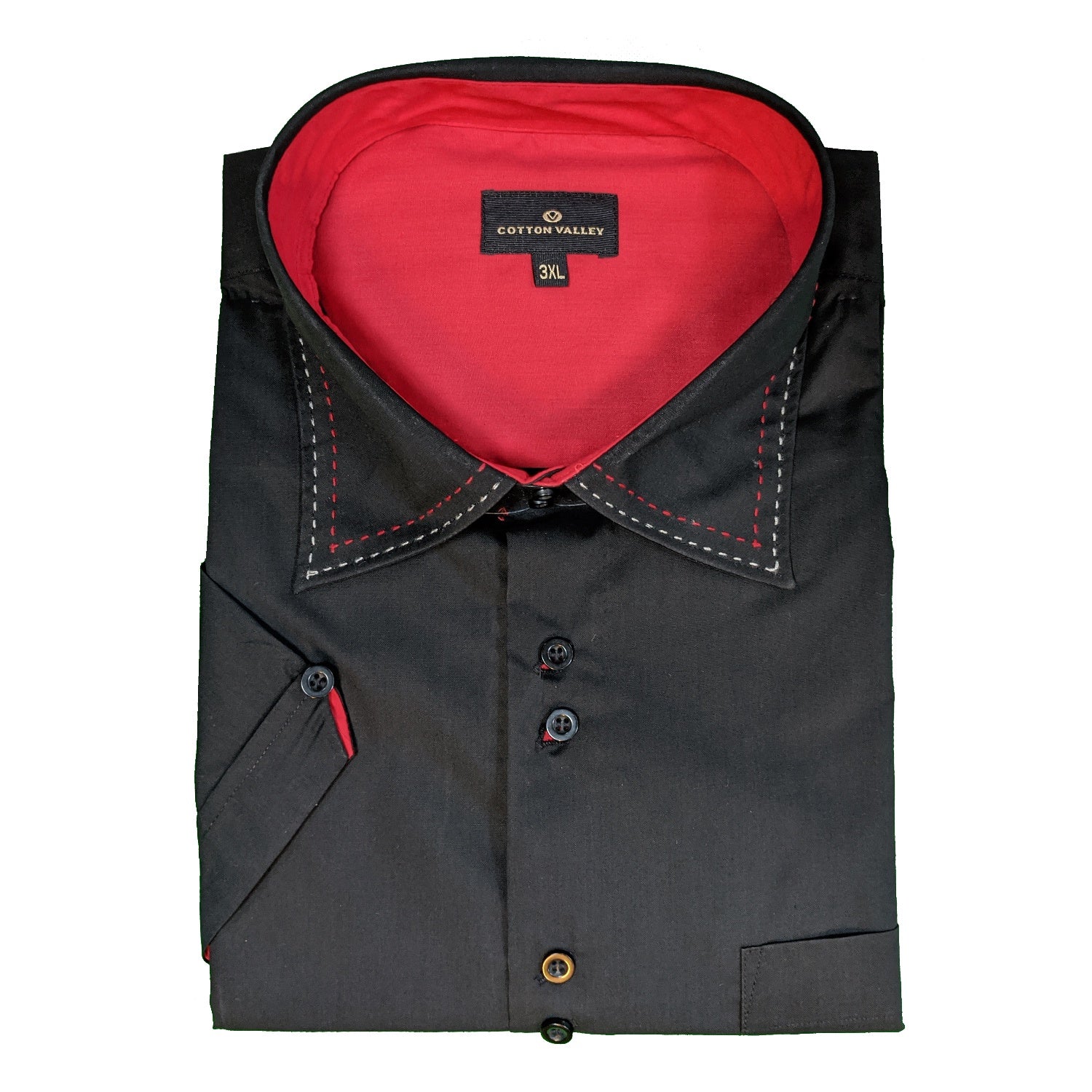 Cotton Valley S/S Shirt - 14171 - Black 1