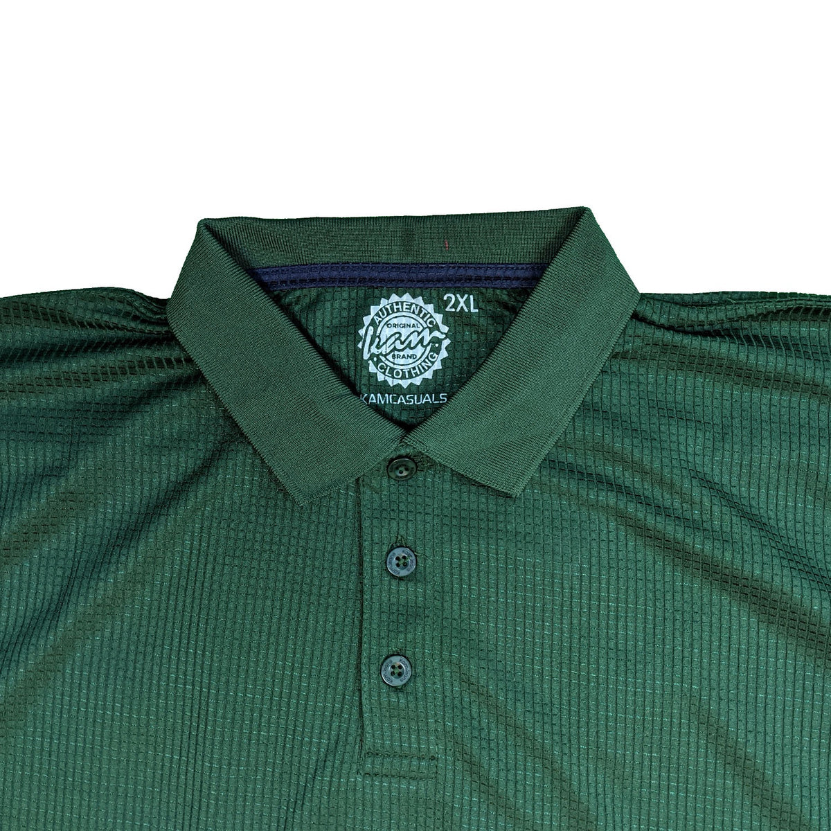 Kam Plain Mesh Polo - KBS 5401 - Forest 2