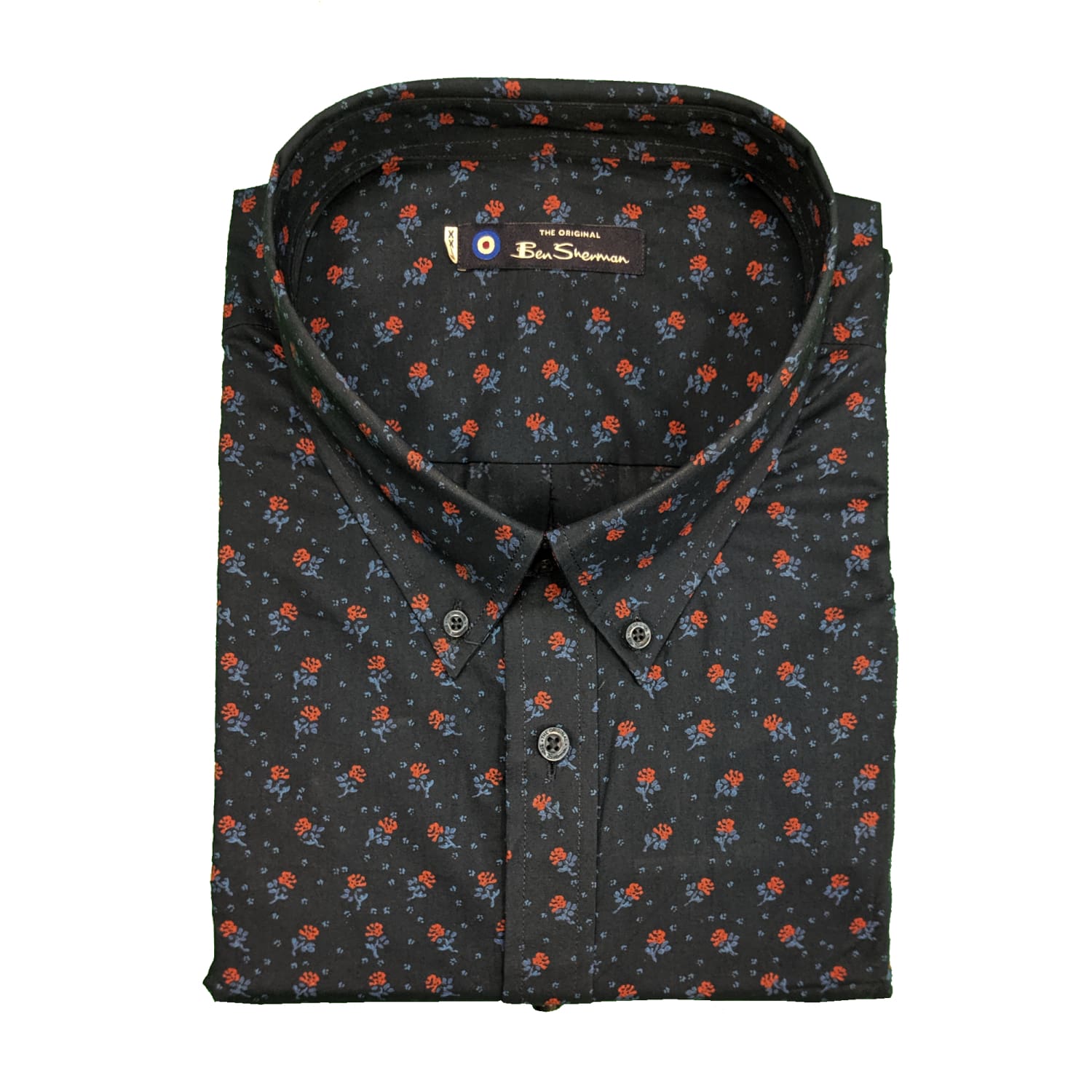 Ben Sherman L/S Shirt - 005780IL - Navy 1