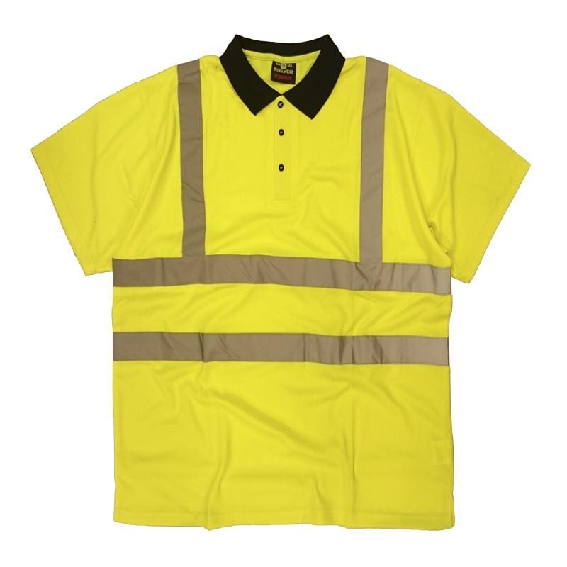 Brooklyn Hi-Vis Polo - Yellow 1