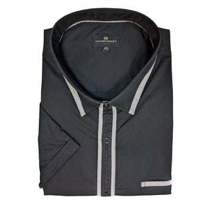 Cotton Valley S/S Shirt - 14154 - Black 1