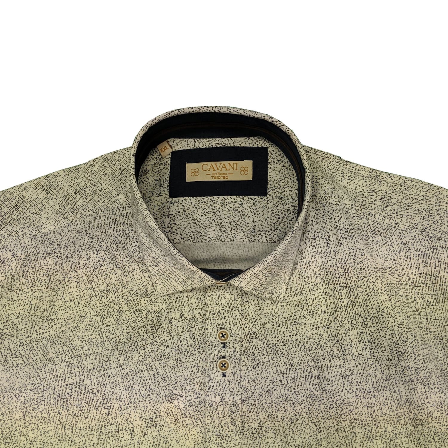 Cavani S/S Shirt - CVXL12 - Cream/Brown 3