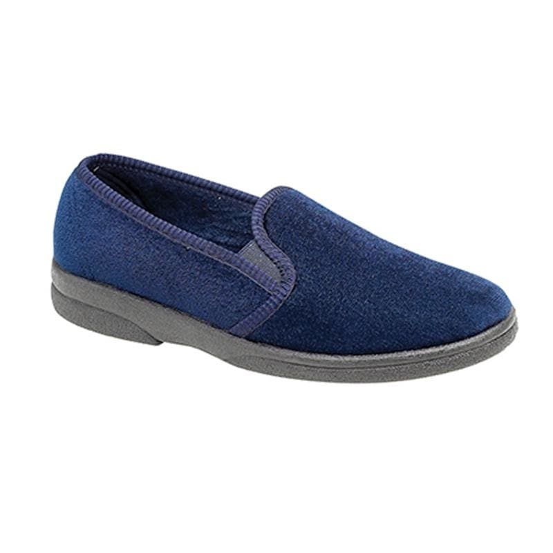 Crown Comfort Slippers - MS247 - Navy 1