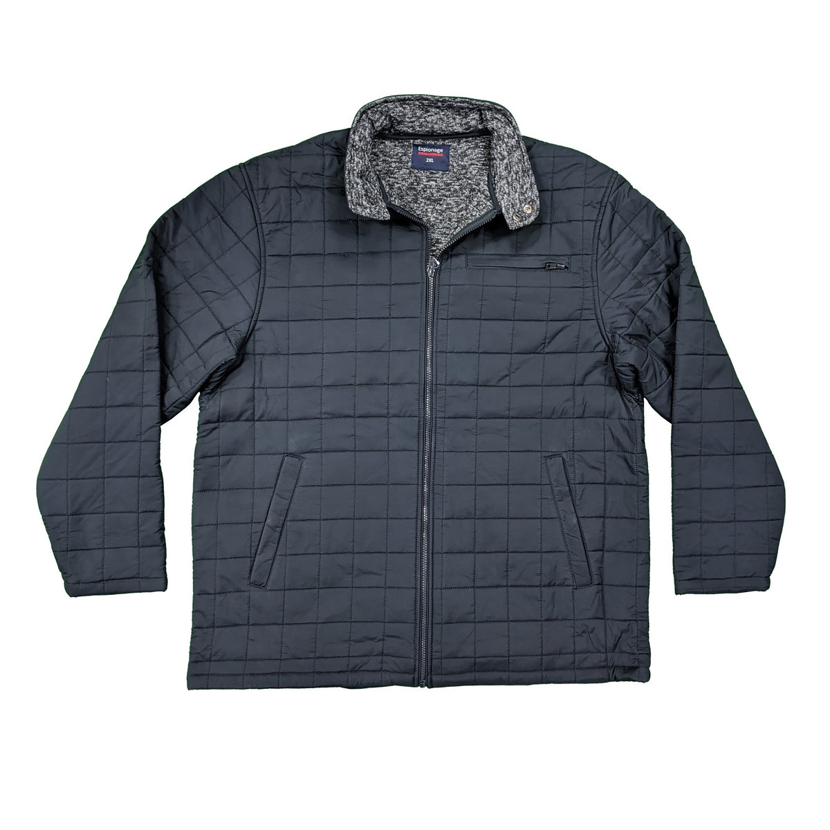 Espionage Quilt Jacket - JT115 - Navy 1