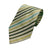 Double Two Tie - P422D - White / Green / Teal 1