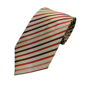 Double Two Tie - P422D - White / Red / Pink 1
