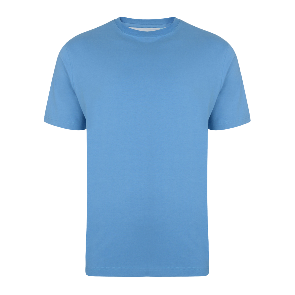 Kam Plain Round Neck T-Shirt - KBS500 - Powder Blue 1