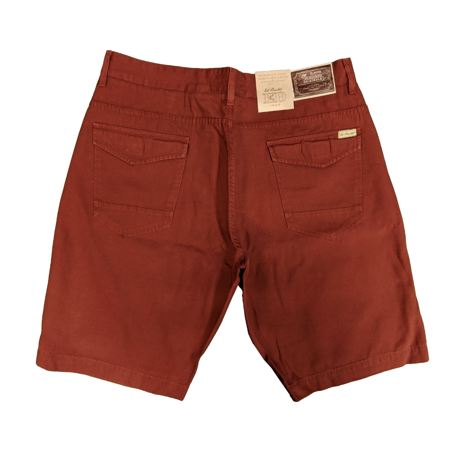 Ed Baxter Canvas Shorts - EB317 - Jose - Henna 2