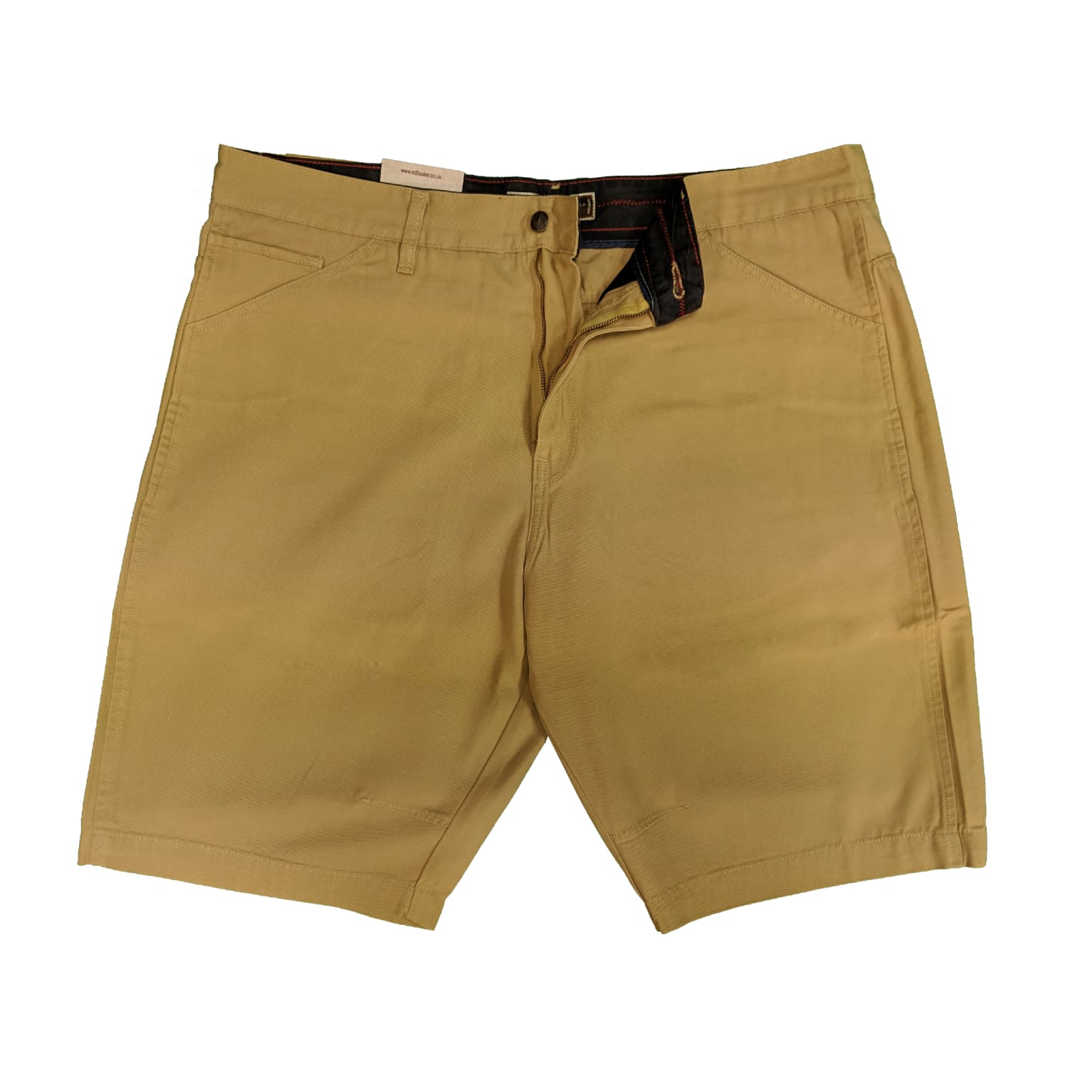 Ed Baxter Canvas Shorts - EB317 - Jose - Taupe 1