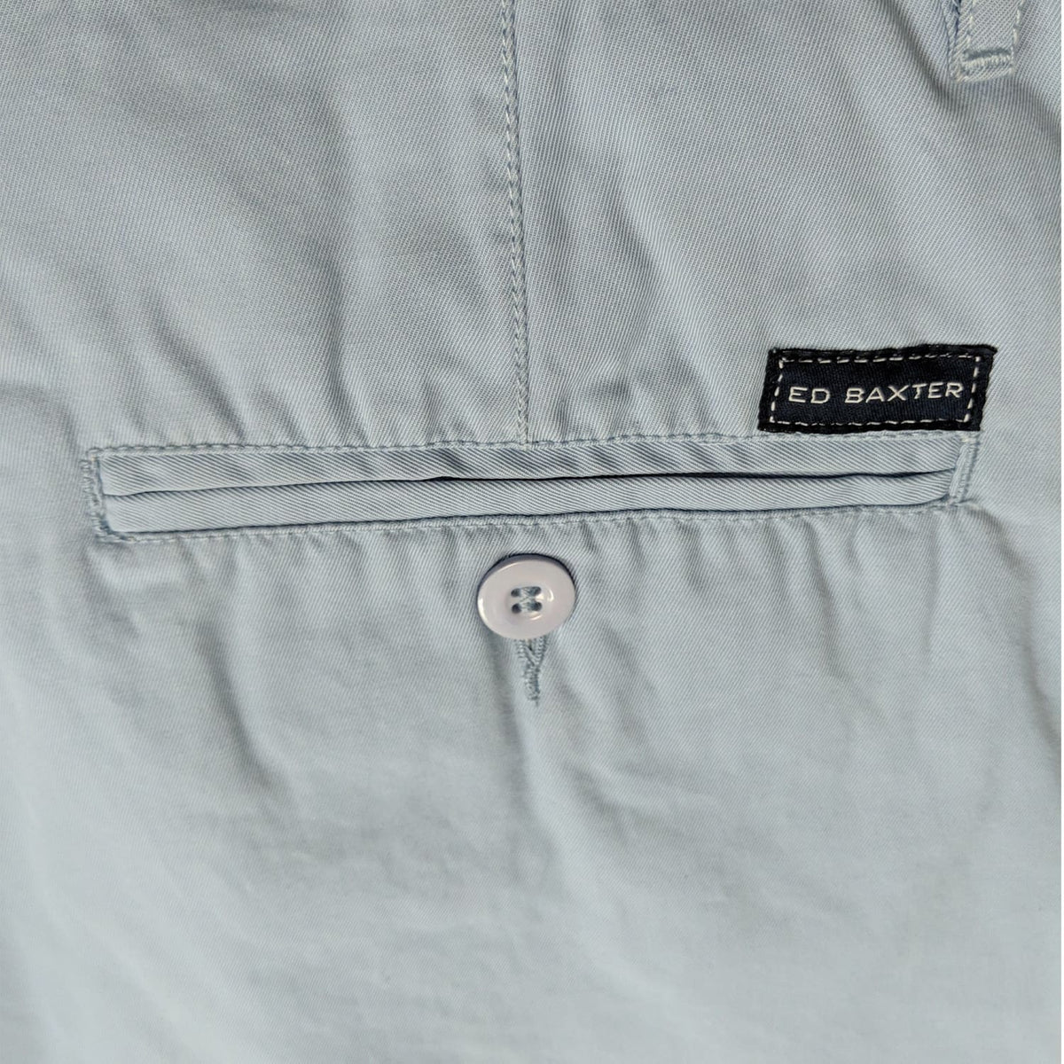 Ed Baxter Chinos - EB281 - Faded Denim 4
