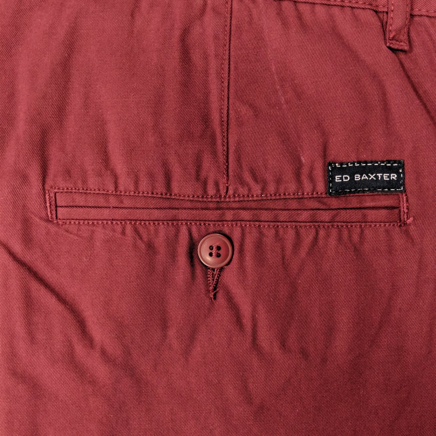 Ed Baxter Chinos - EB281 - Wine 4