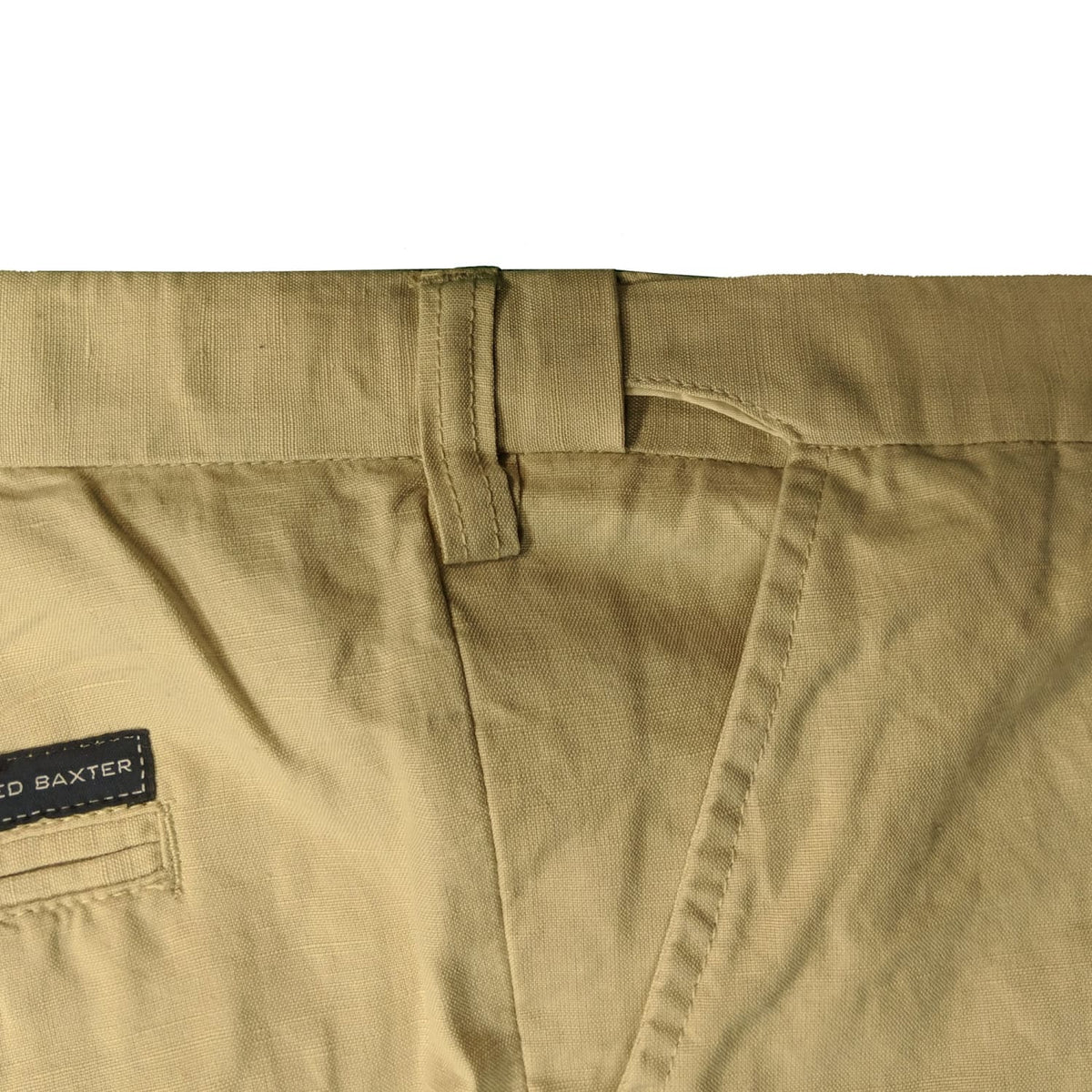 Ed Baxter Linen Trousers - EB316 - Beige 5