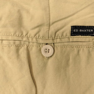 Ed Baxter Linen Trousers - EB316 - Beige 3