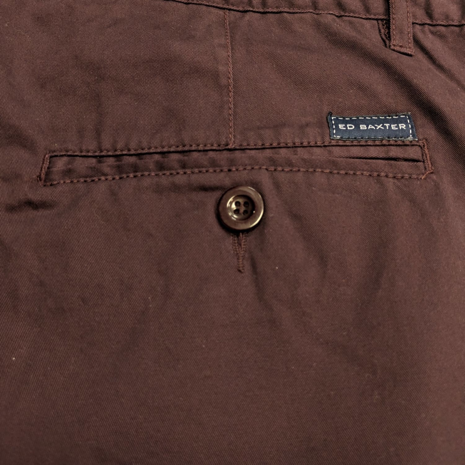 Ed Baxter Stretch Chinos - EB340 - Huckleberry 4