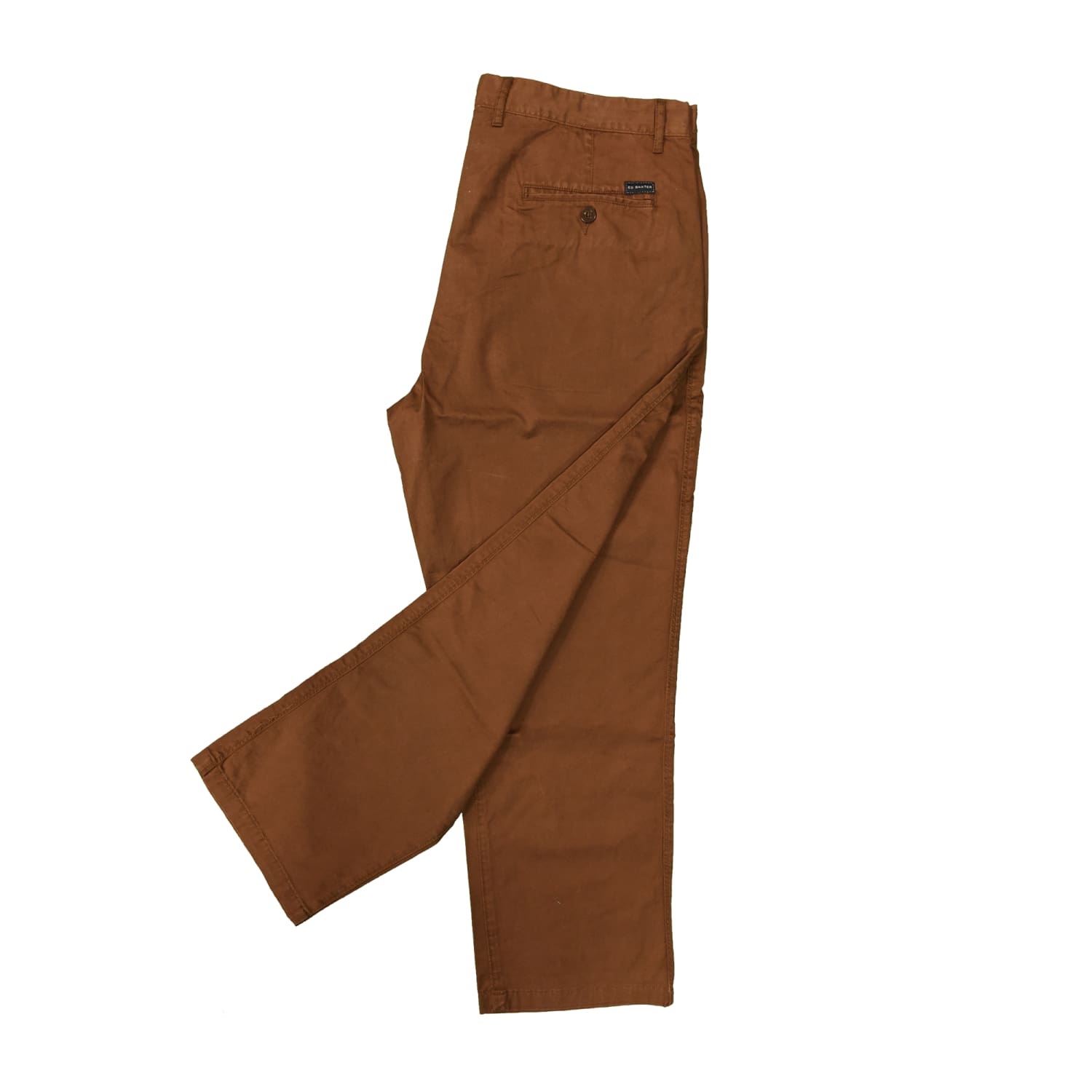 Ed Baxter Stretch Chinos - EB340 - Tobacco 6