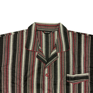 Espionage Brushed Cotton PJs (Shirt & Trousers) - PJ056 - Red / Black 3