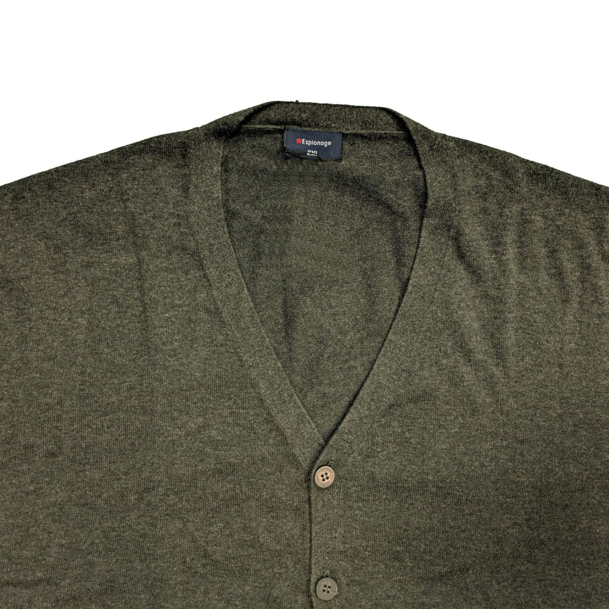 Big Men's Espionage Cardigan - KW029 - Charcoal | 2XL to 6XL - Fatboys 95