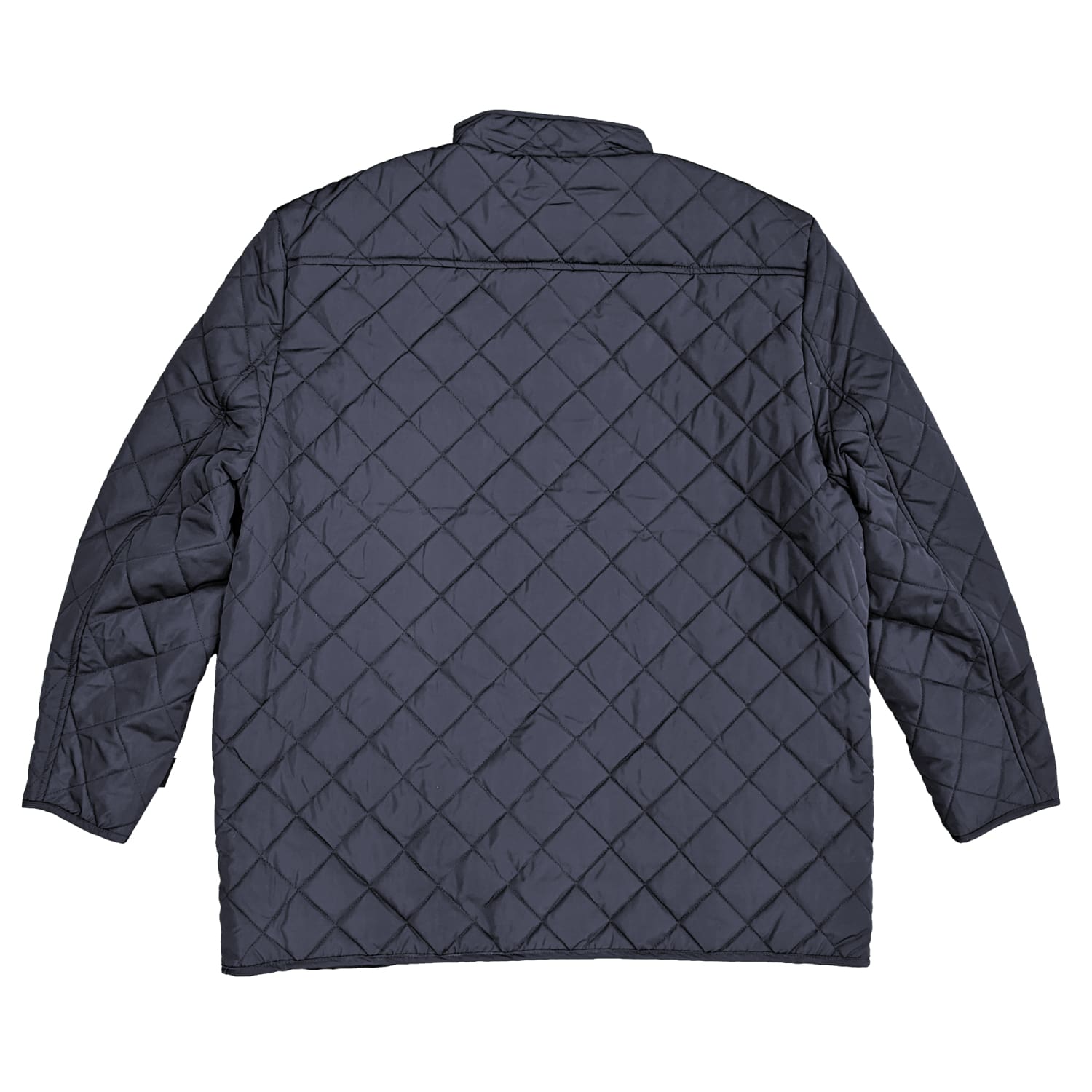 Espionage Diamond Quilt Coat - JT109 - Navy 3