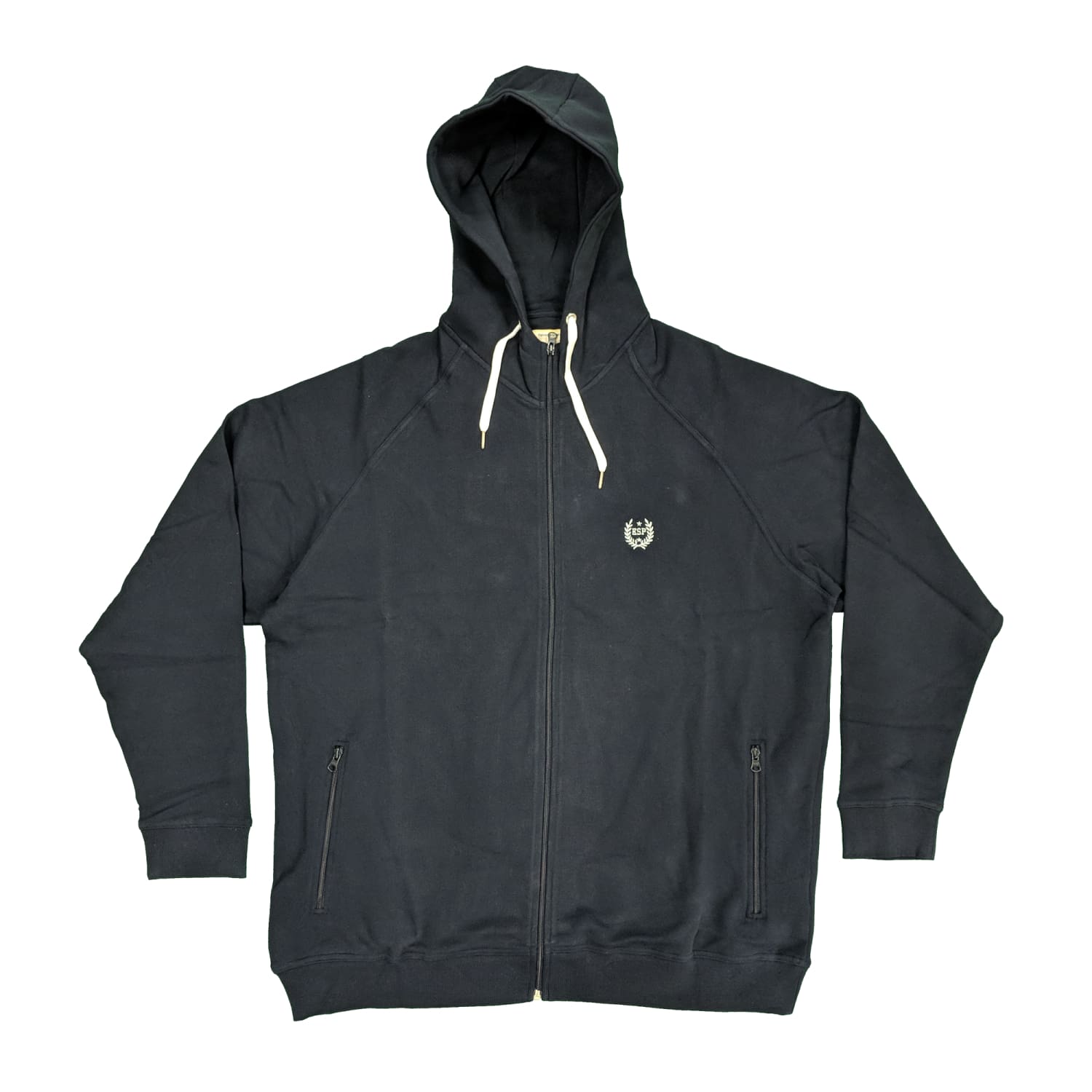 Espionage Full Zip Waffle Hoody - LW102 - Navy 1