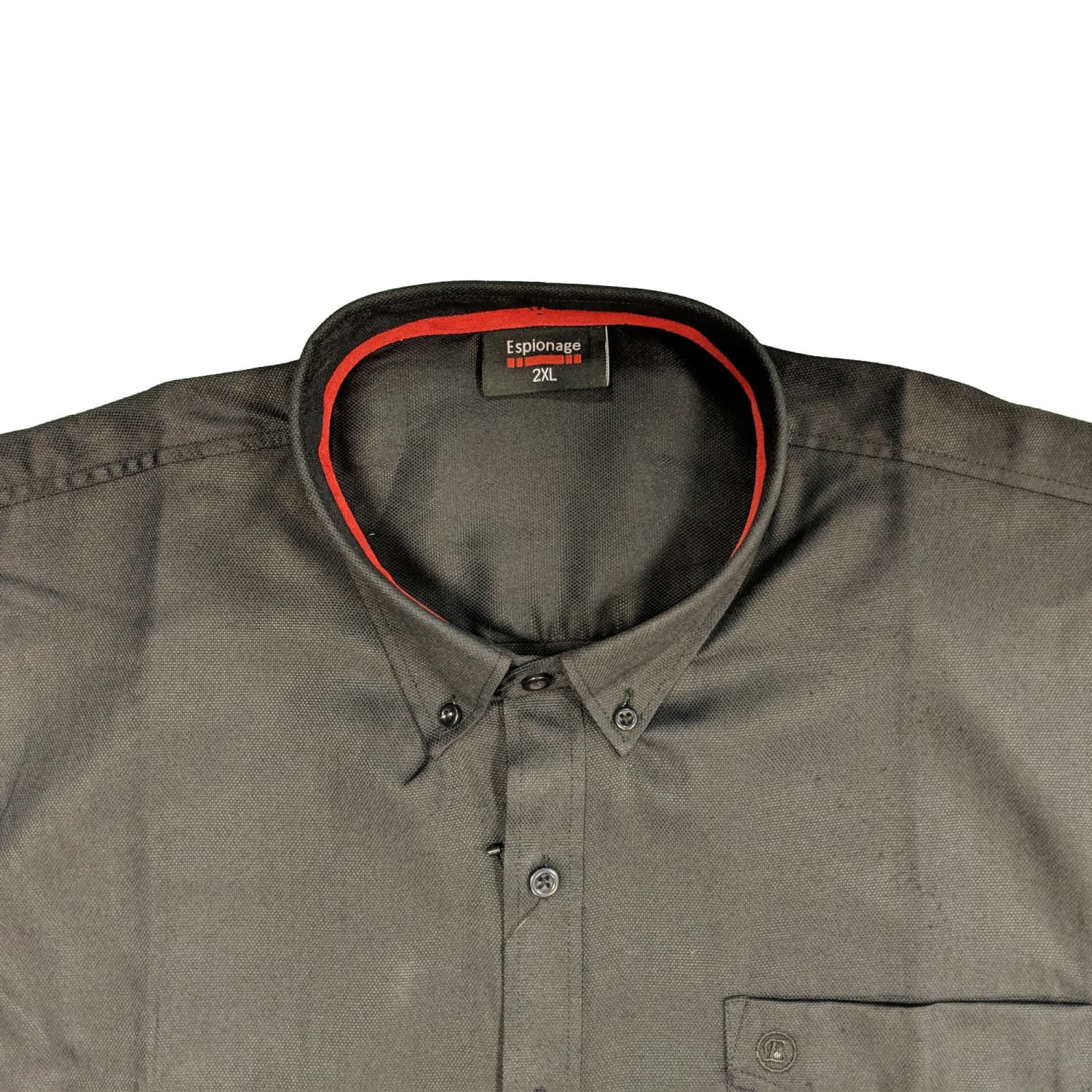 Espionage L/S Oxford Shirt - SH272 - Black 3