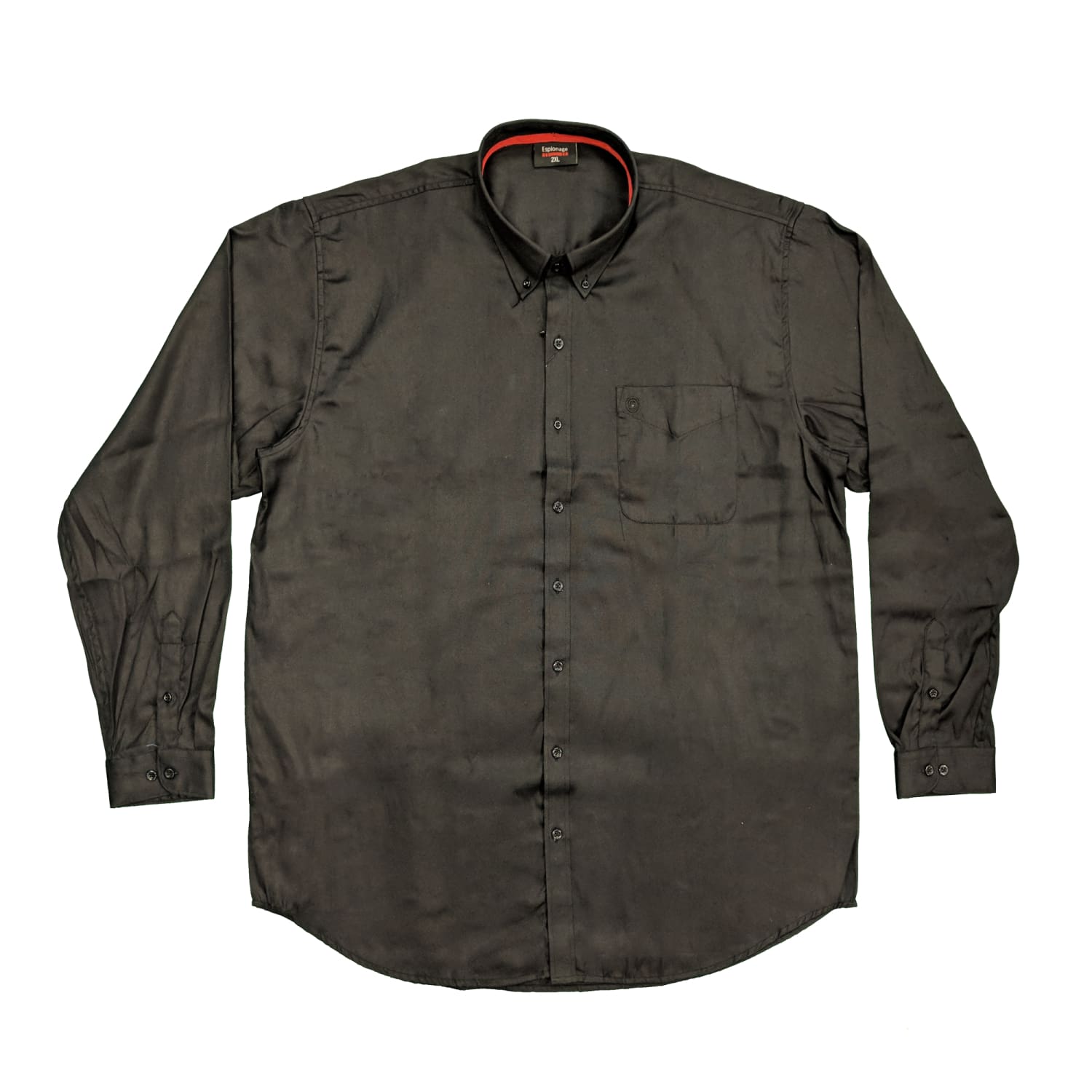 Espionage L/S Oxford Shirt - SH272 - Black 2