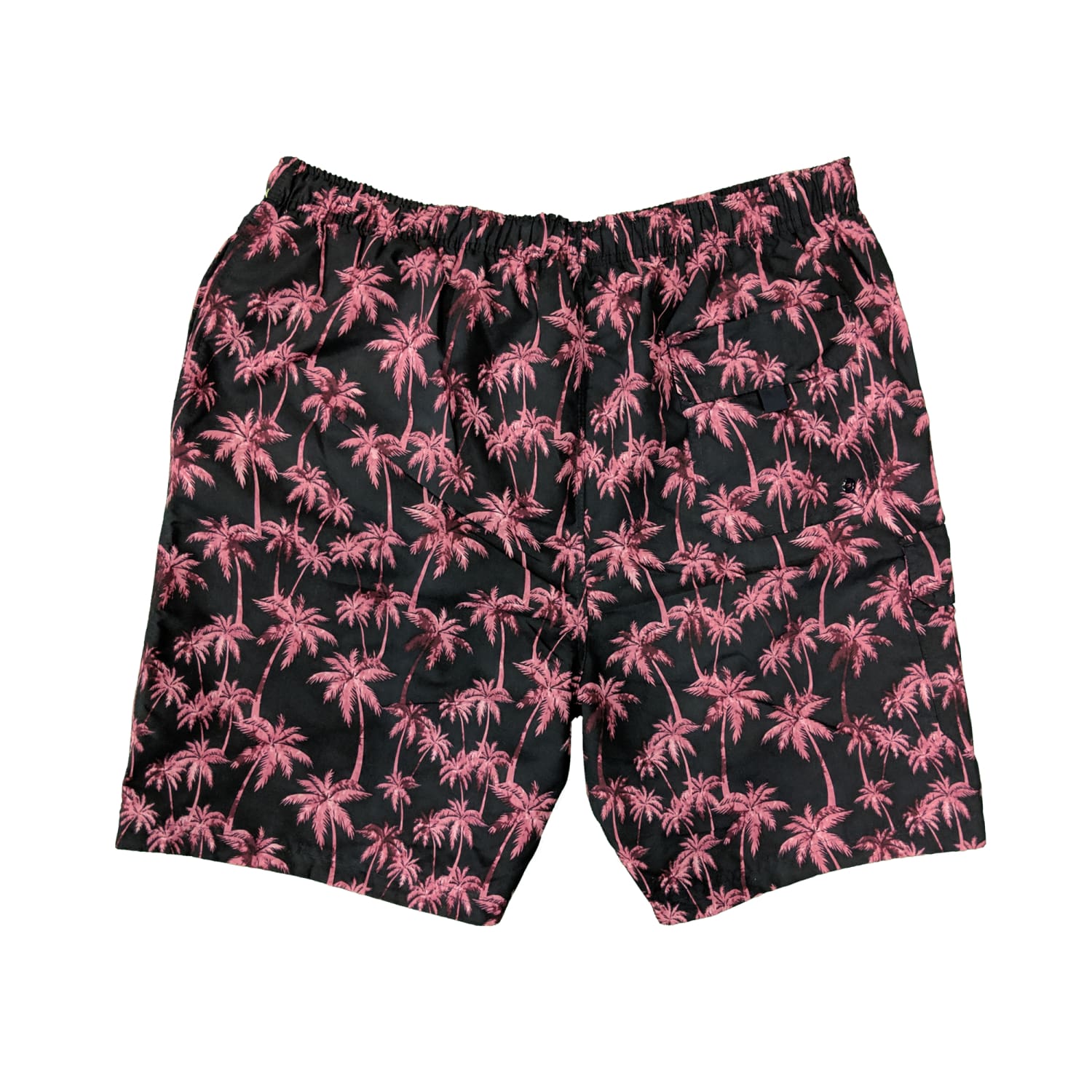 Espionage Palm Print Swim Shorts - SW067 - Navy / Purple 3