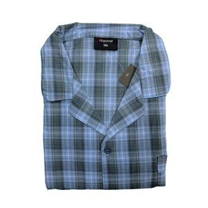 Espionage PJs (Shirt & Trousers) - PJ020 - Blue Check 2