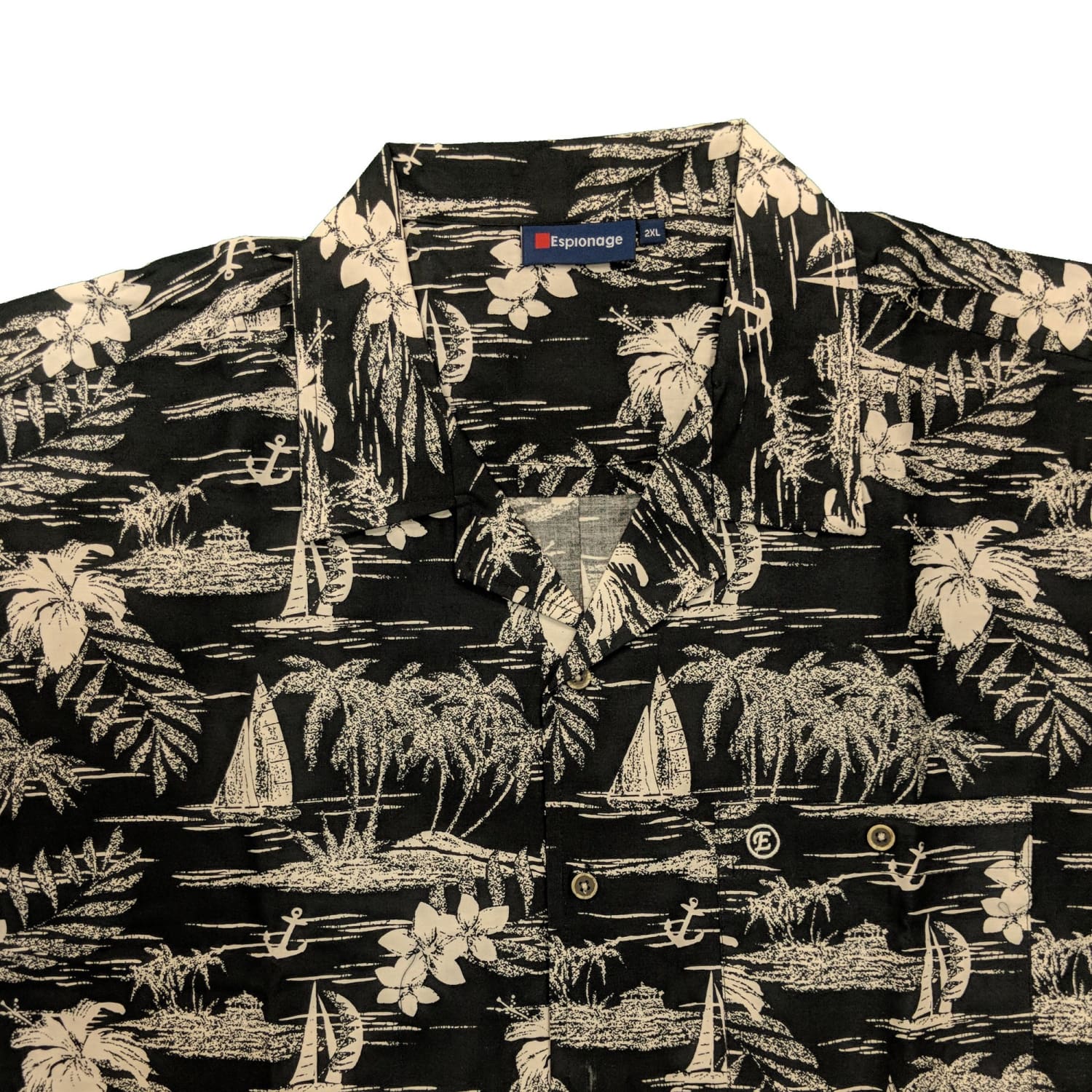 Espionage S/S Hawaiian Shirt - SH259 - Black 3