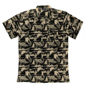 Espionage S/S Hawaiian Shirt - SH259 - Black 2