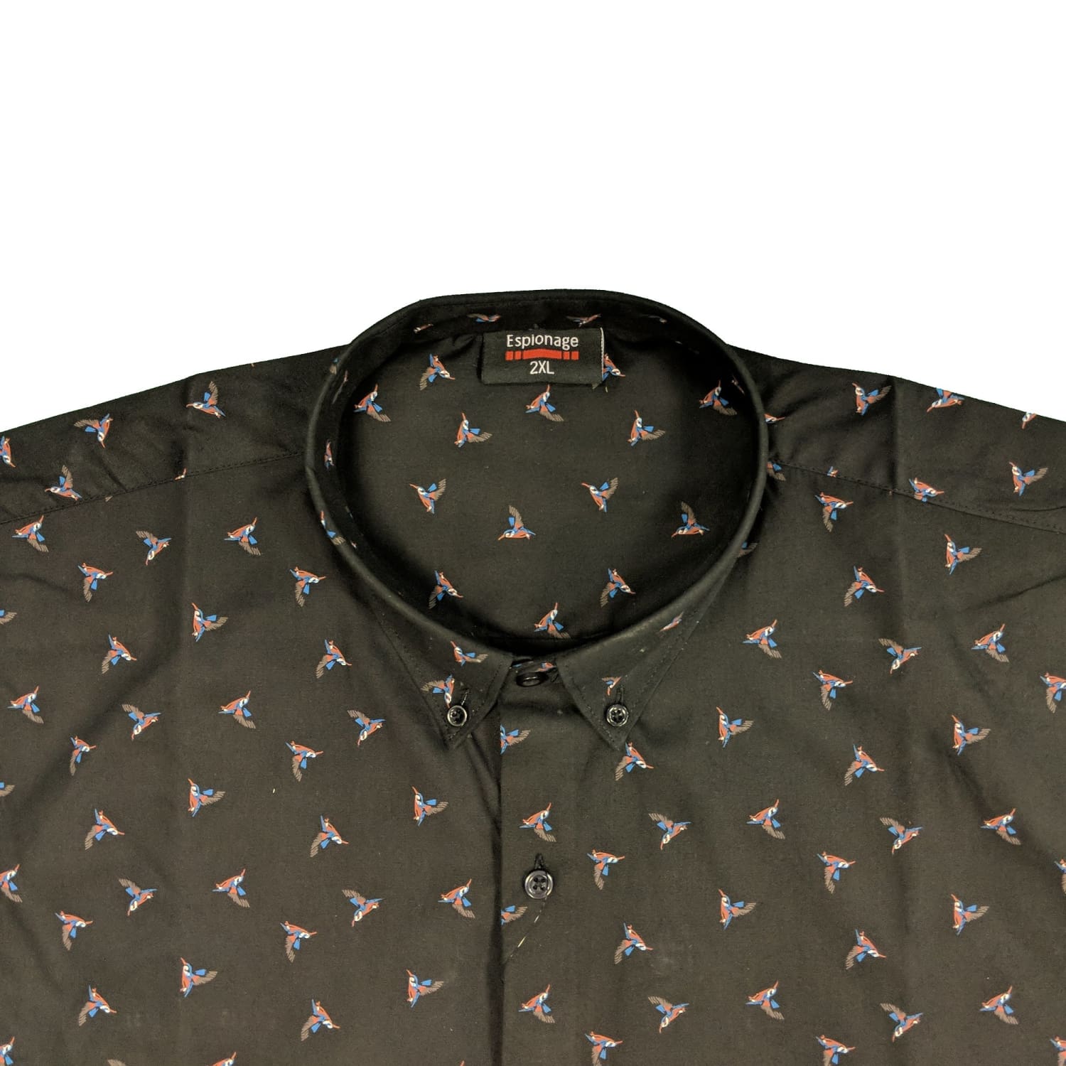 Espionage S/S Kingfisher Shirt - SH271 - Black 3