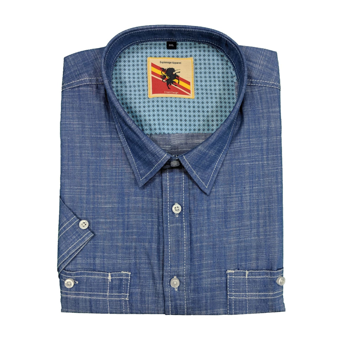 Espionage S/S Shirt - SH193 - Indigo 1