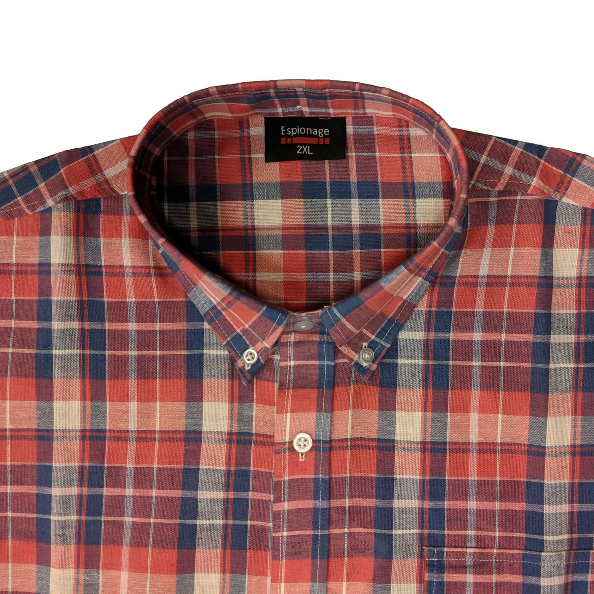 Espionage S/S Shirt - SH278 - Coral / Blue 3