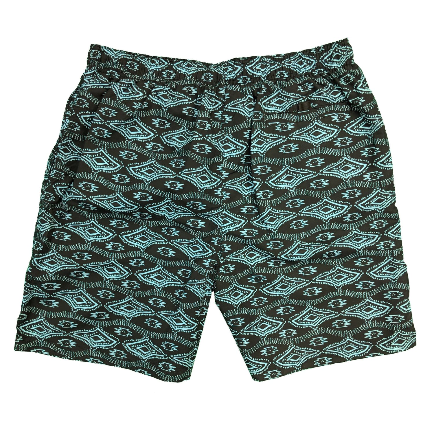 Espionage Swim Shorts - SW038 - Black / Turquoise 2