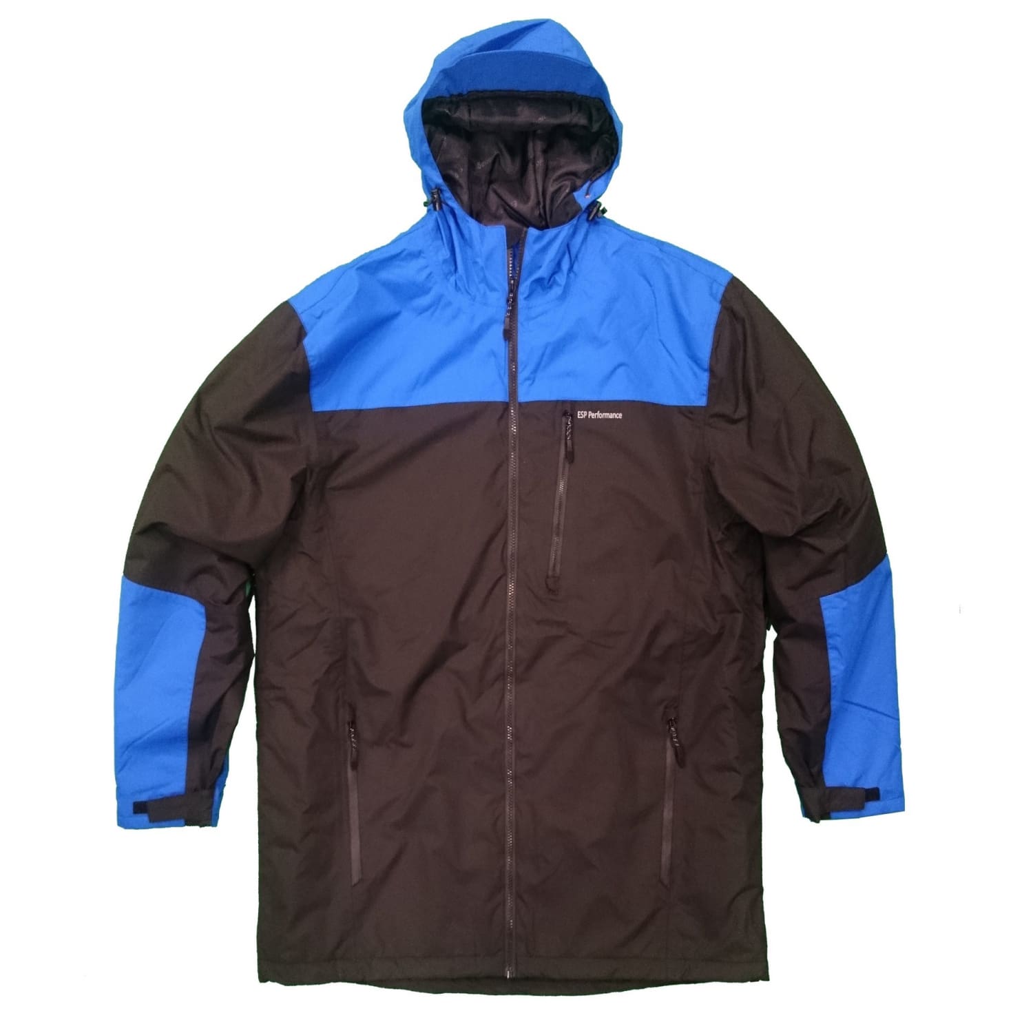 Espionage Waterproof Coat - JT093 - Black / Royal Blue 1