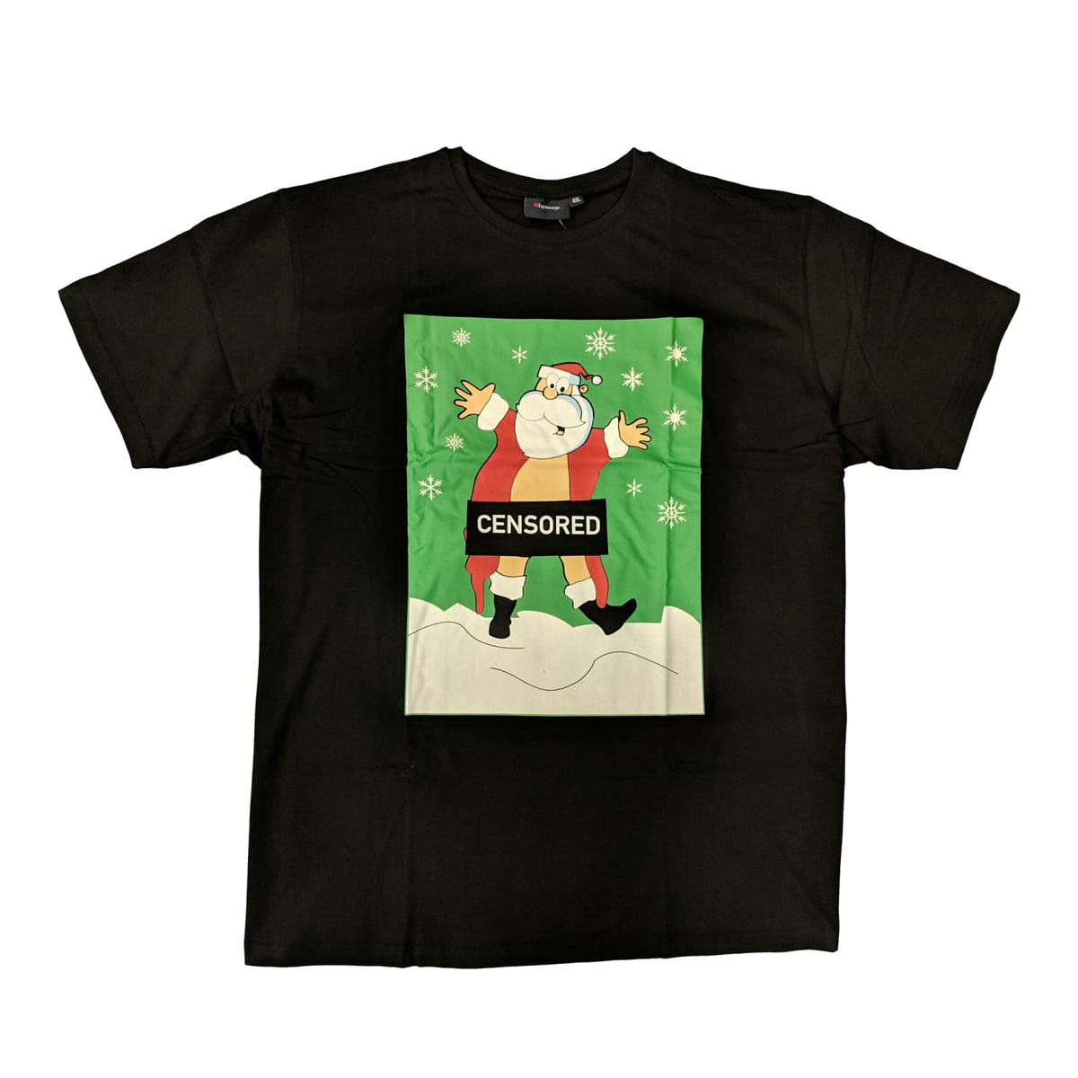 Espionage Xmas Tee - T208 - Censored - Black 1