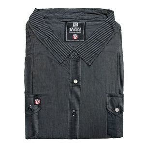 D555 S/S Shirt - KS1036 - Arrigo - Black / Grey 1
