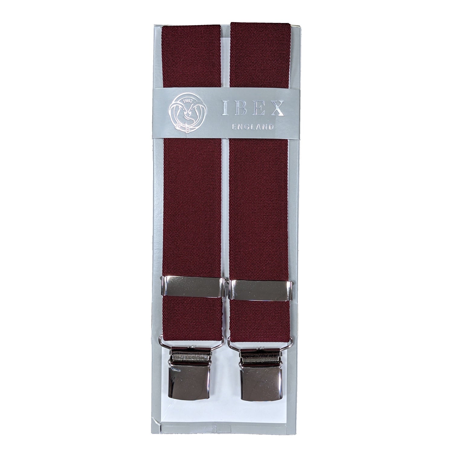 Ibex Braces - Burgundy 1