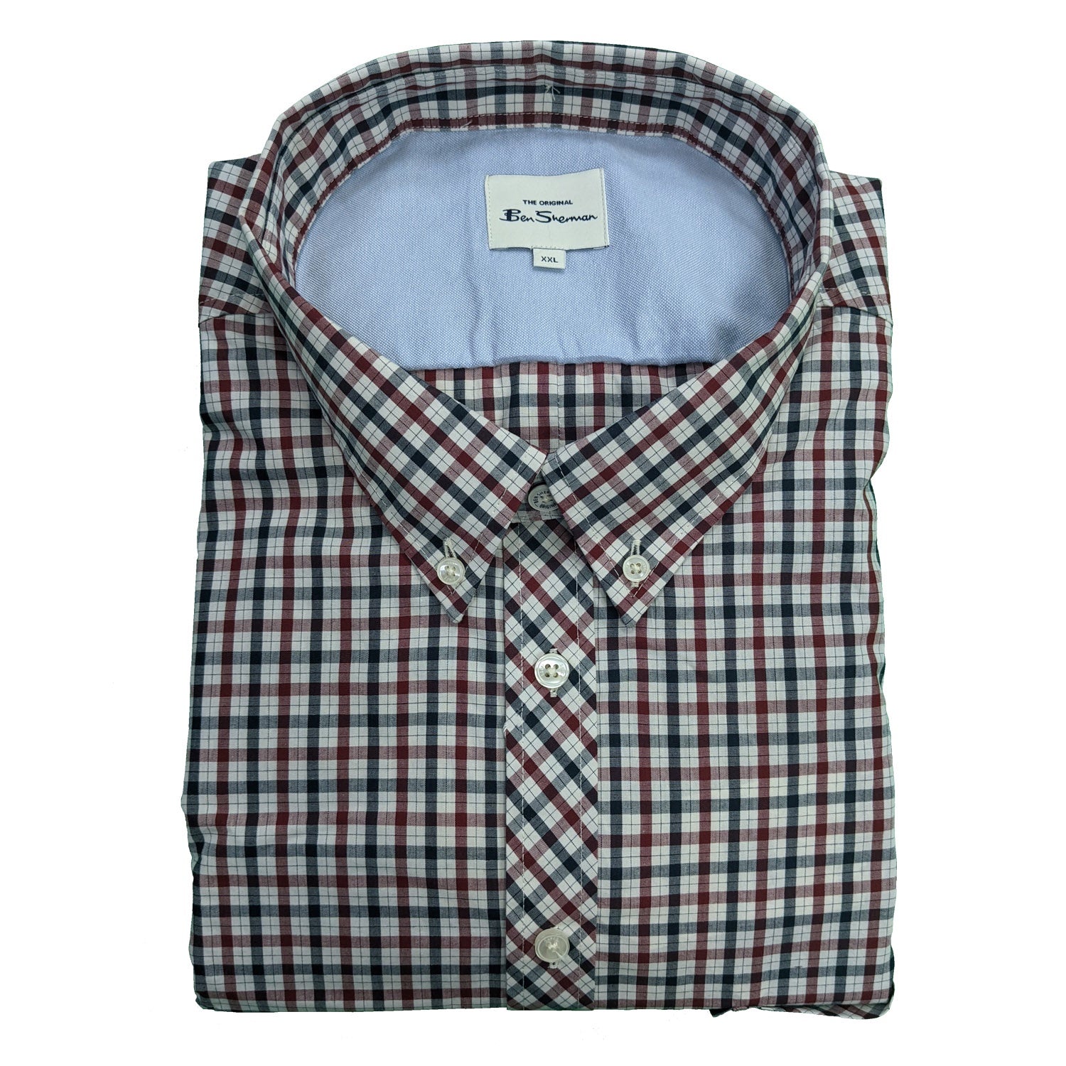 Ben Sherman L/S Shirt - 0059143IL - Red 1