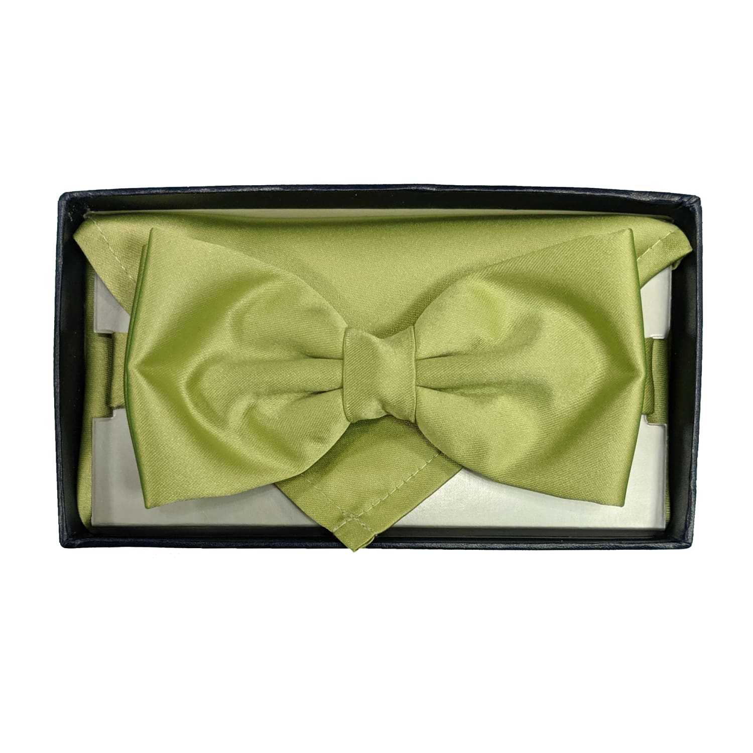 Folkespeare Bow Tie & Pocket Square Set - BK0030 - Avocado 5