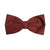 Folkespeare Bow Tie & Pocket Square Set - BK0030 - Burgundy 2