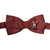 Folkespeare Bow Tie & Pocket Square Set - BK0030 - Burgundy 3