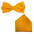 Folkespeare Bow Tie & Pocket Square Set - BK0030 - Burnt Orange 1