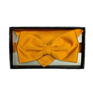Folkespeare Bow Tie & Pocket Square Set - BK0030 - Burnt Orange 5