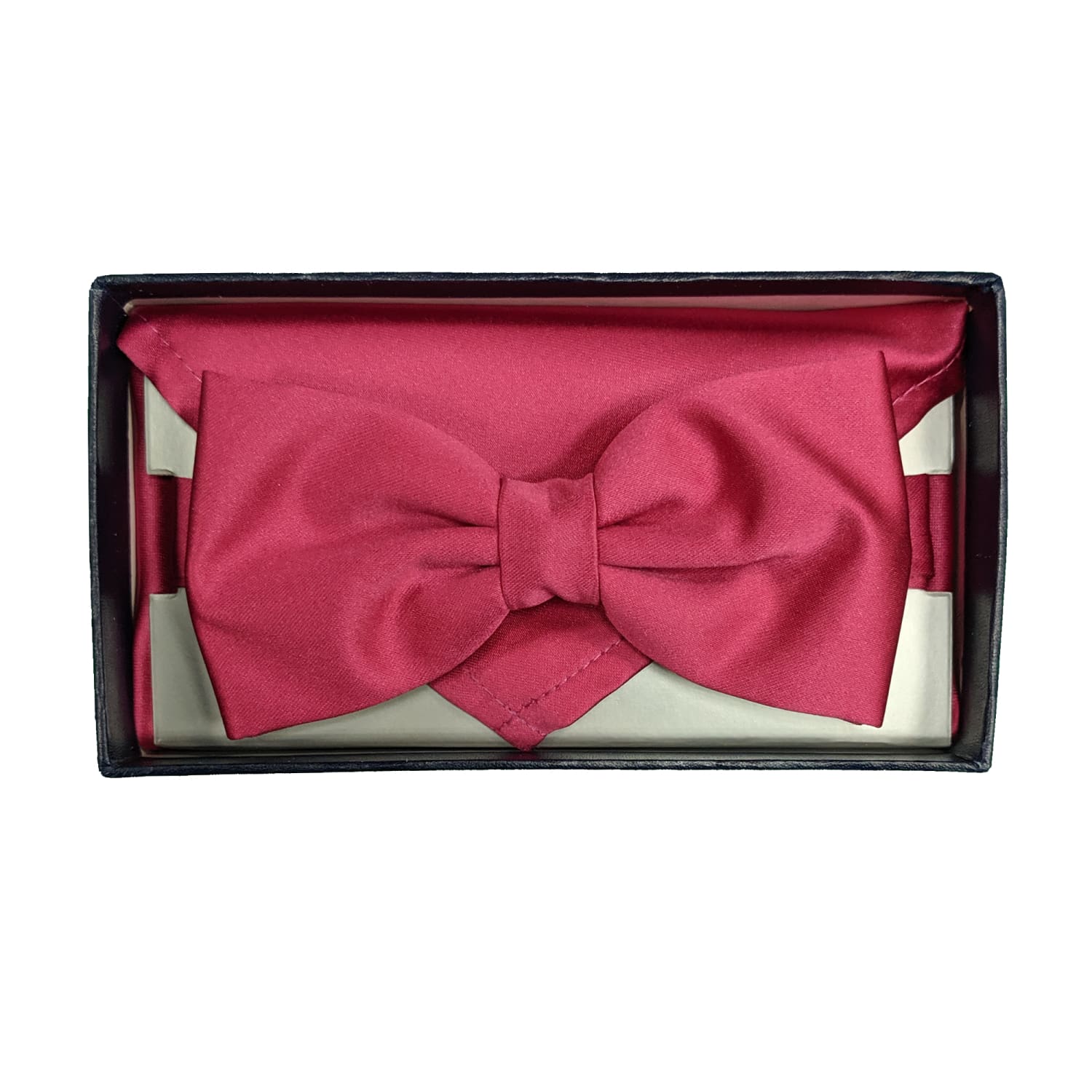 Folkespeare Bow Tie & Pocket Square Set - BK0030 - Cerise 5