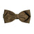 Folkespeare Bow Tie & Pocket Square Set - BK0030 - Chocolate 2